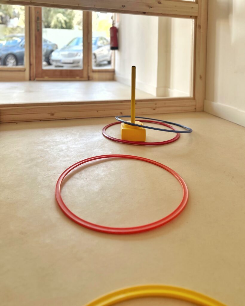 Material de fisioterapia infantil para trabajar el desarrollo motor y el equilibrio