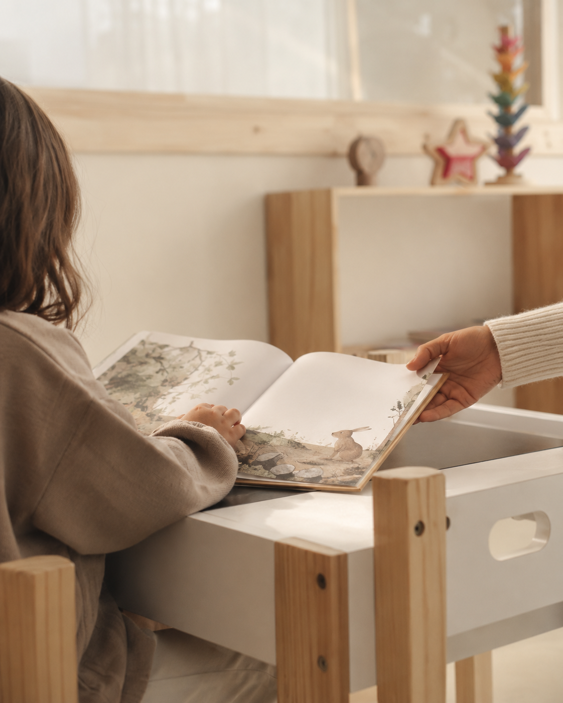 Sesión de terapia infantil en Vocales Dinámicas